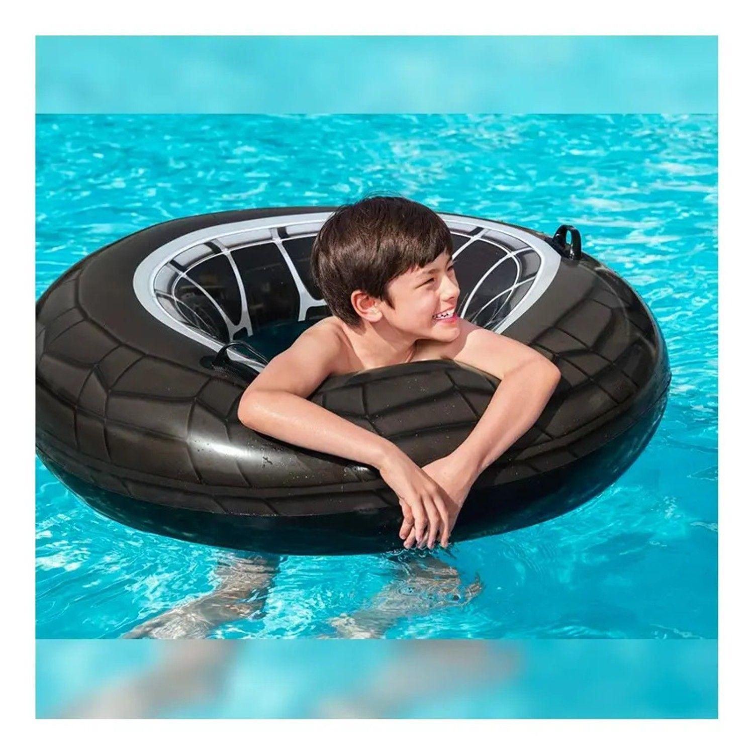 Flotador Inflable Aro Neumático 119cm Bestway 36102-3
