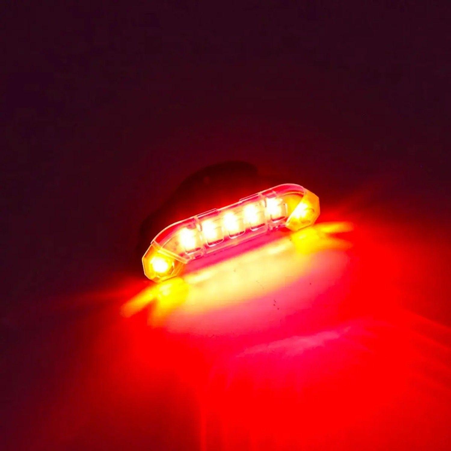 Luz Led Para Bicicleta Ld-228 Trasera Recargable Usb Ipx6-4