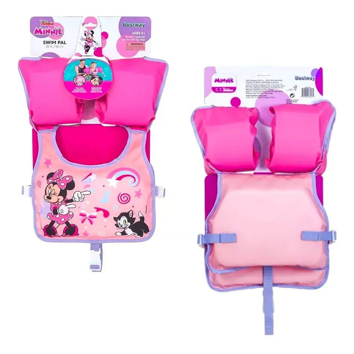 Chaleco Flotador Minnie Mouse 3-6 Años Bestway 9101a-3