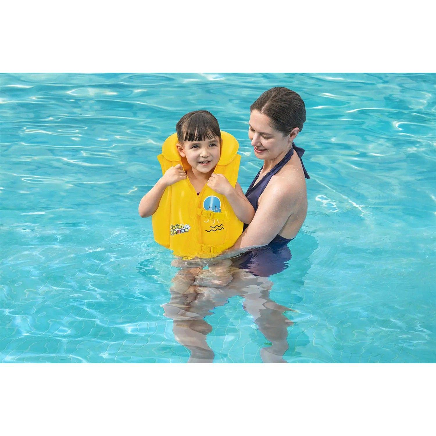 Chaleco Flotador Niño Inflable Swim Safe Bestway 32034-1