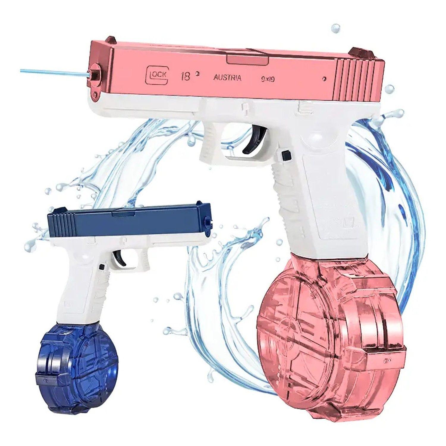 Pistola De Agua Eléctrica Glock 17 Niños Recargable Juguete-0
