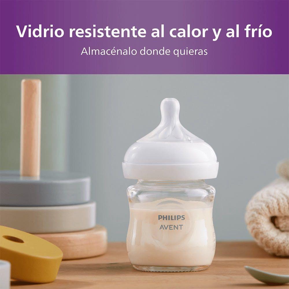 Mamadera Avent Vidrio Natural Response 120ml-4
