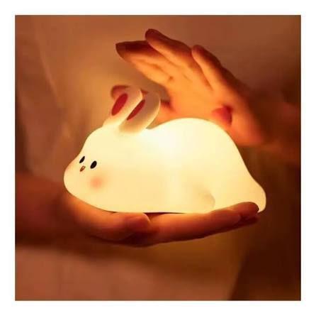 Lampara Espanta Cuco De Silicona Conejo Led Usb-2