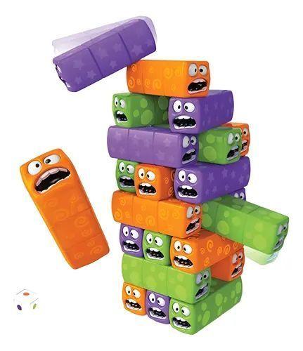 Torre De Bloques Apilable Estilo Jen--ga Plástico-3