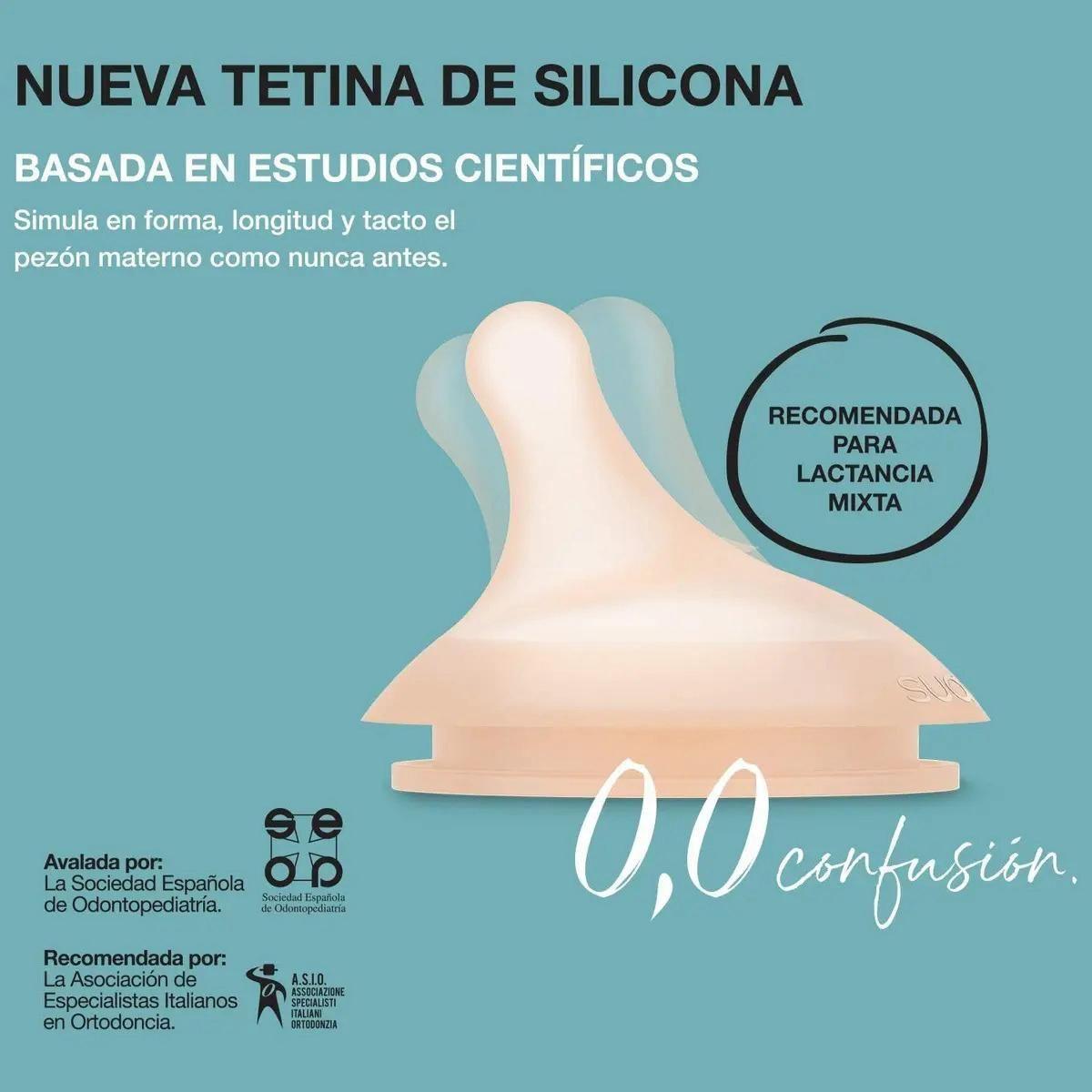 Mamadera Anti colico Zero Zero 270ml Flujo Medio Suavinex-4