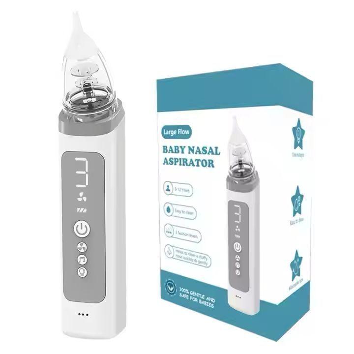 Aspirador Nasal Bebe Saca Mocos Eléctrico Con Estuche-0