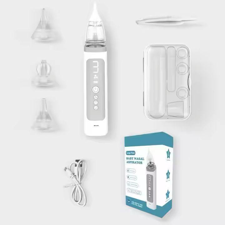 Aspirador Nasal Bebe Saca Mocos Eléctrico Con Estuche-1