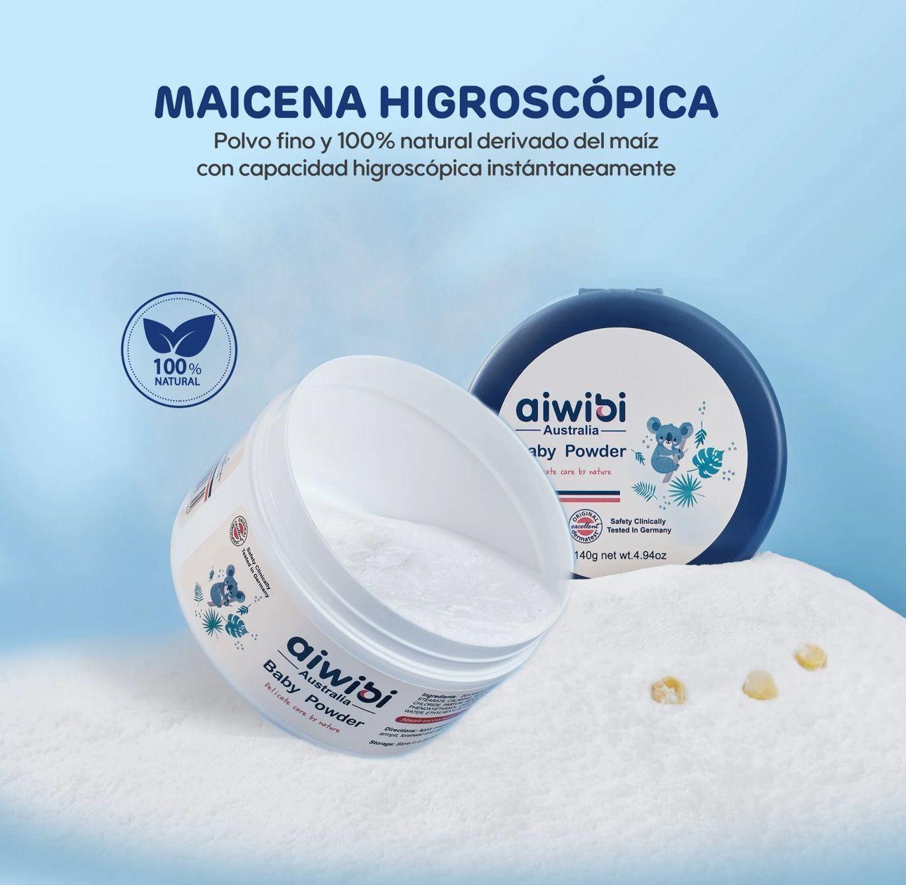 Polvo Corporal Para Bebe Sin Talco Aiwibi-3