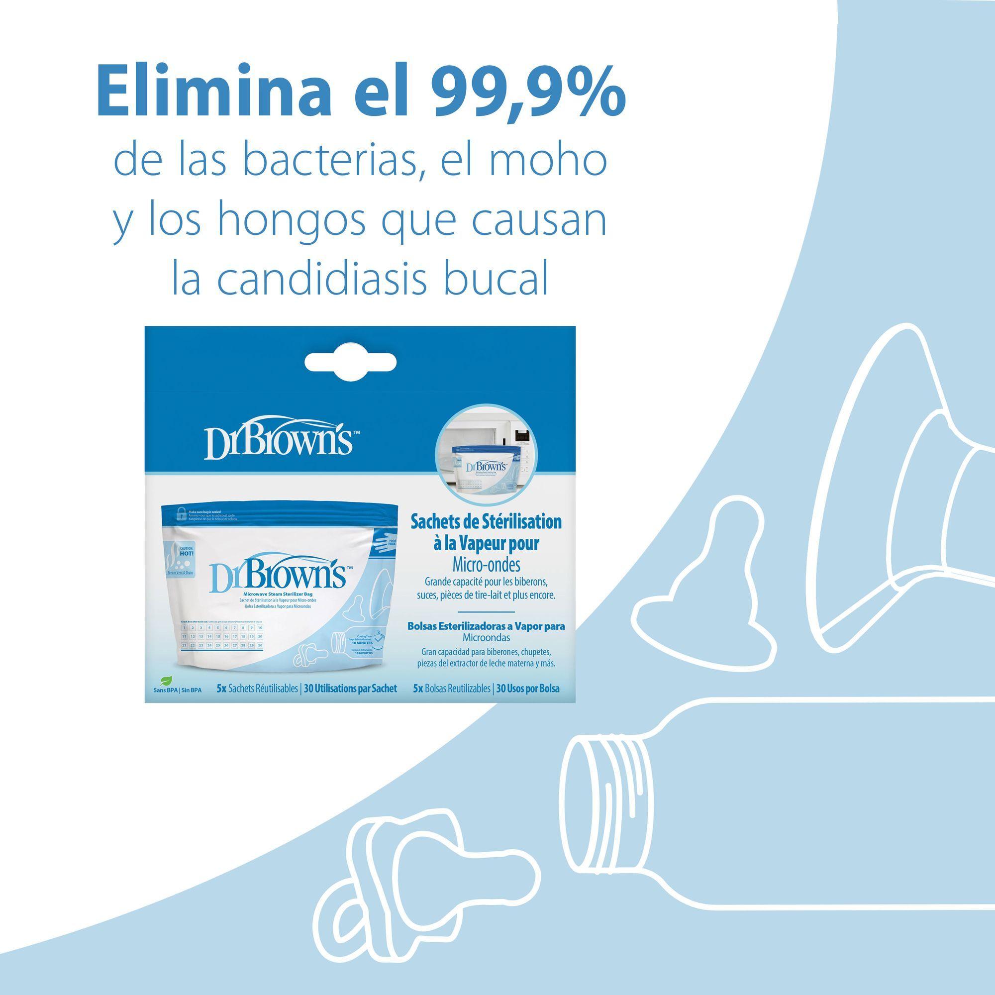 Bolsas Para Esterilizar Al Microondas 5un Dr Brown s-3