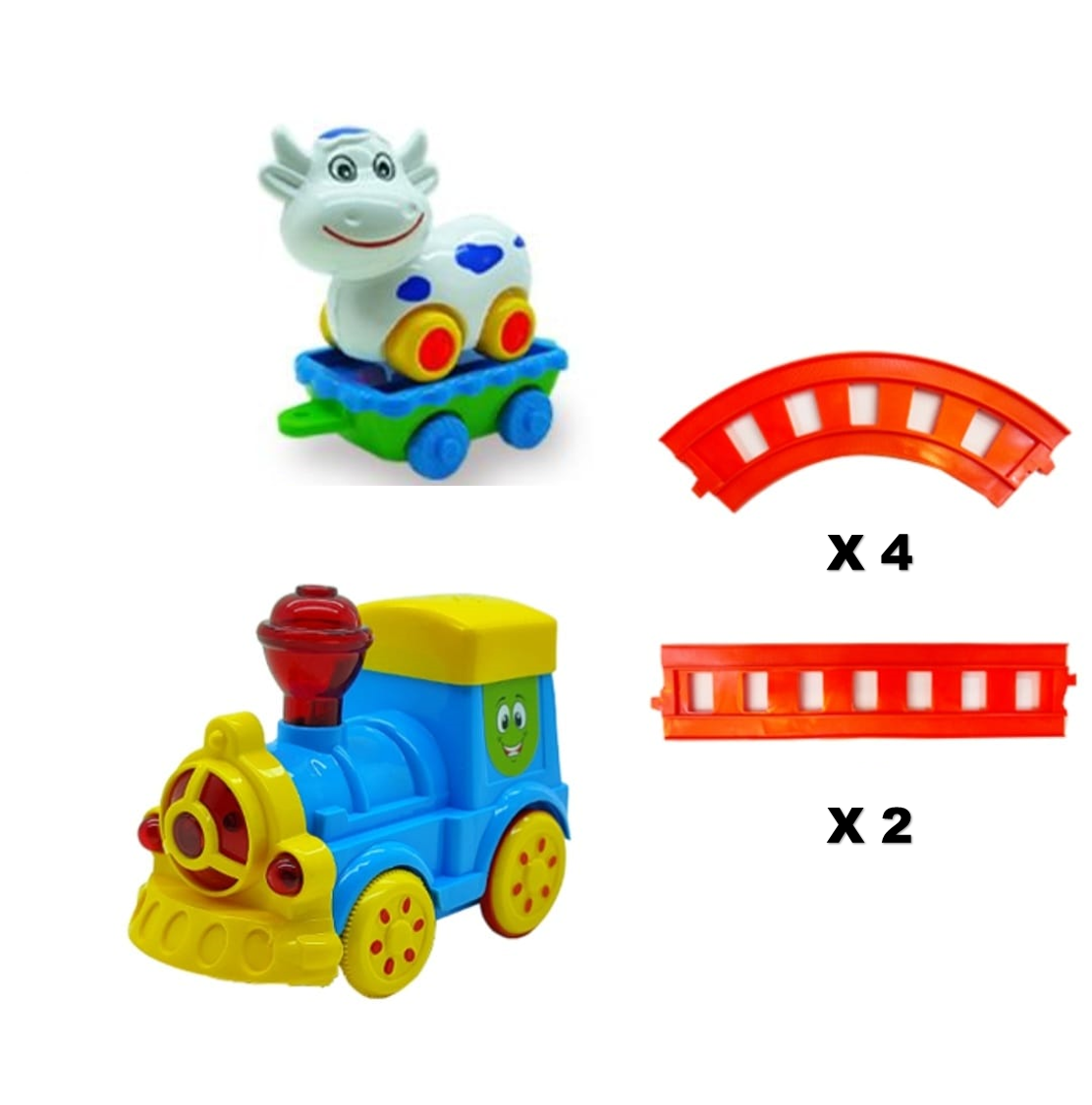 Tren Y Pista Animales Sonido Y Luces Juego Ni os-2