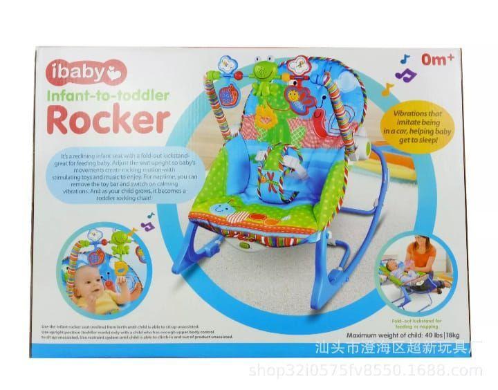 Mecedora Silla Musical 3 En 1 Para Beb s Y Ni os Azul-3