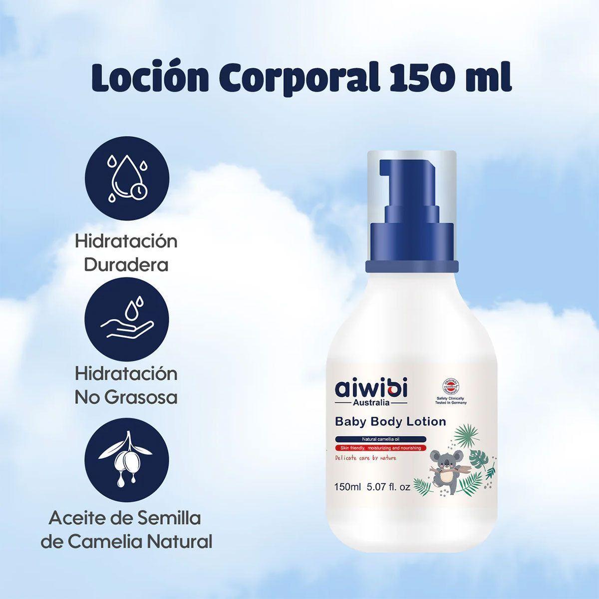 Loción Corporal Para Bebés Aiwibi 150 Ml-2