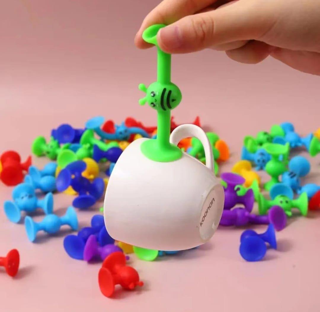 Juguete Educativos De Construcción Con Ventosa Para Niños-3