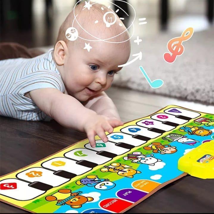 Alfombra Piano Musical Tapete Para Bebés Y Niños-3