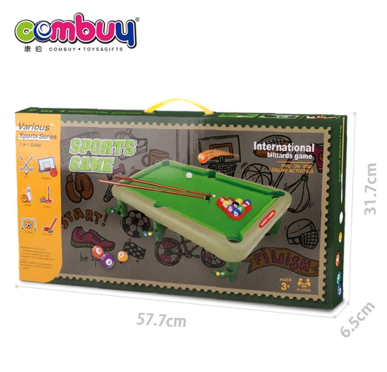 Juego De Mesa 7en 1 - Billar-futbol-bowling-basket Niños-3