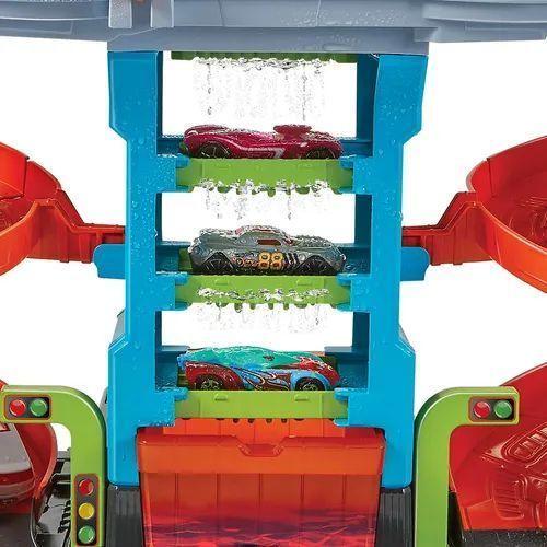 Hot Wheels City Pista De Juguete Autolavado Megatorre-3