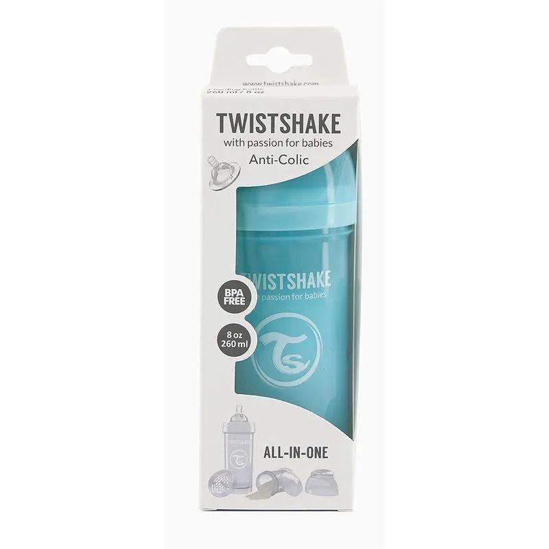 Mamadera Twistshake Anti-cólico 260ml Celeste -2