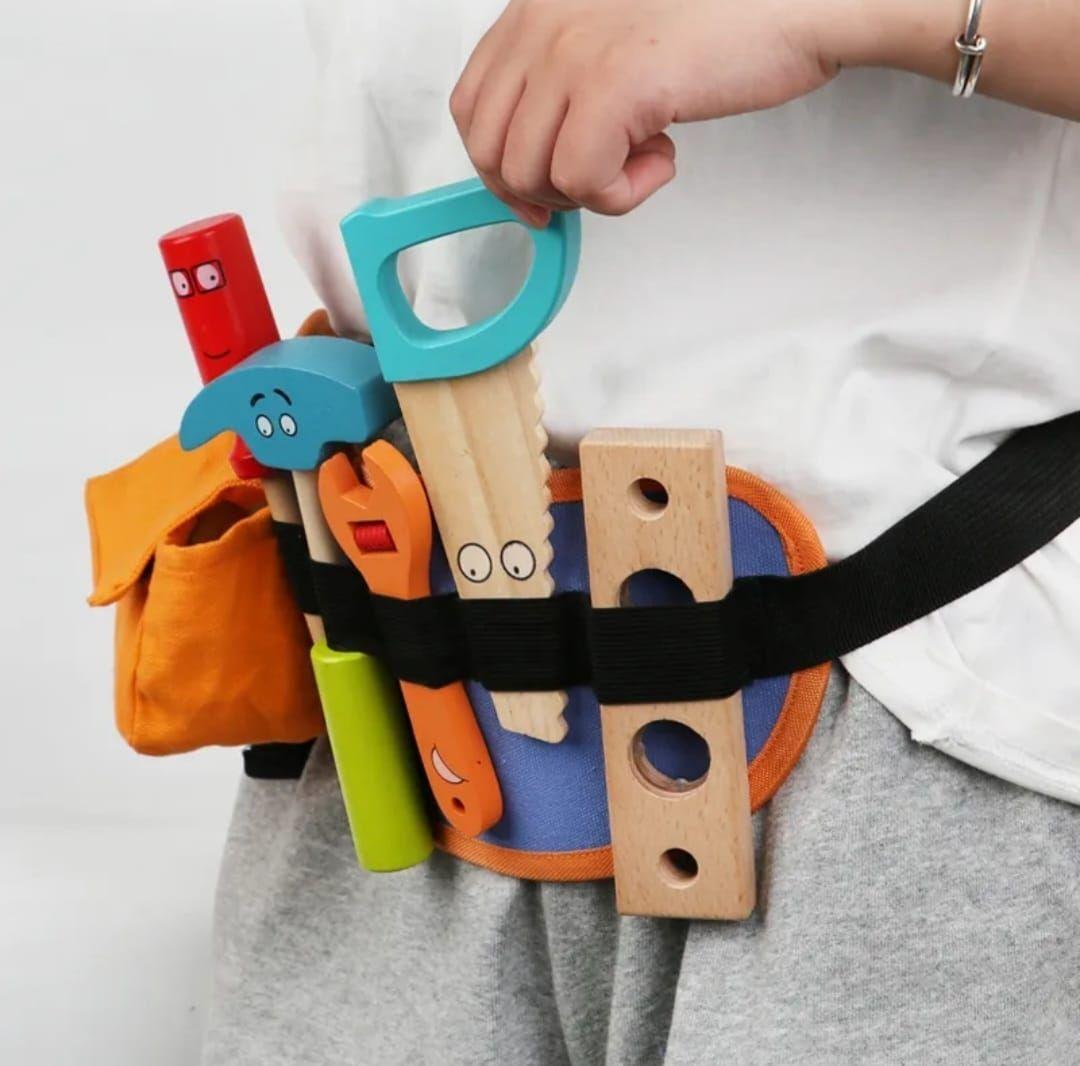 Juego Didactico Cinturon De Herramientas Madera-2