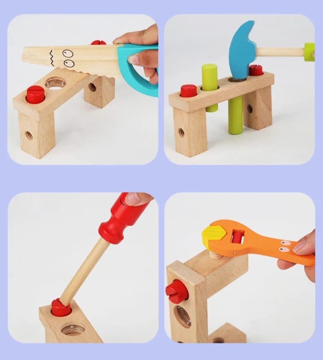 Juego Didactico Cinturon De Herramientas Madera-4