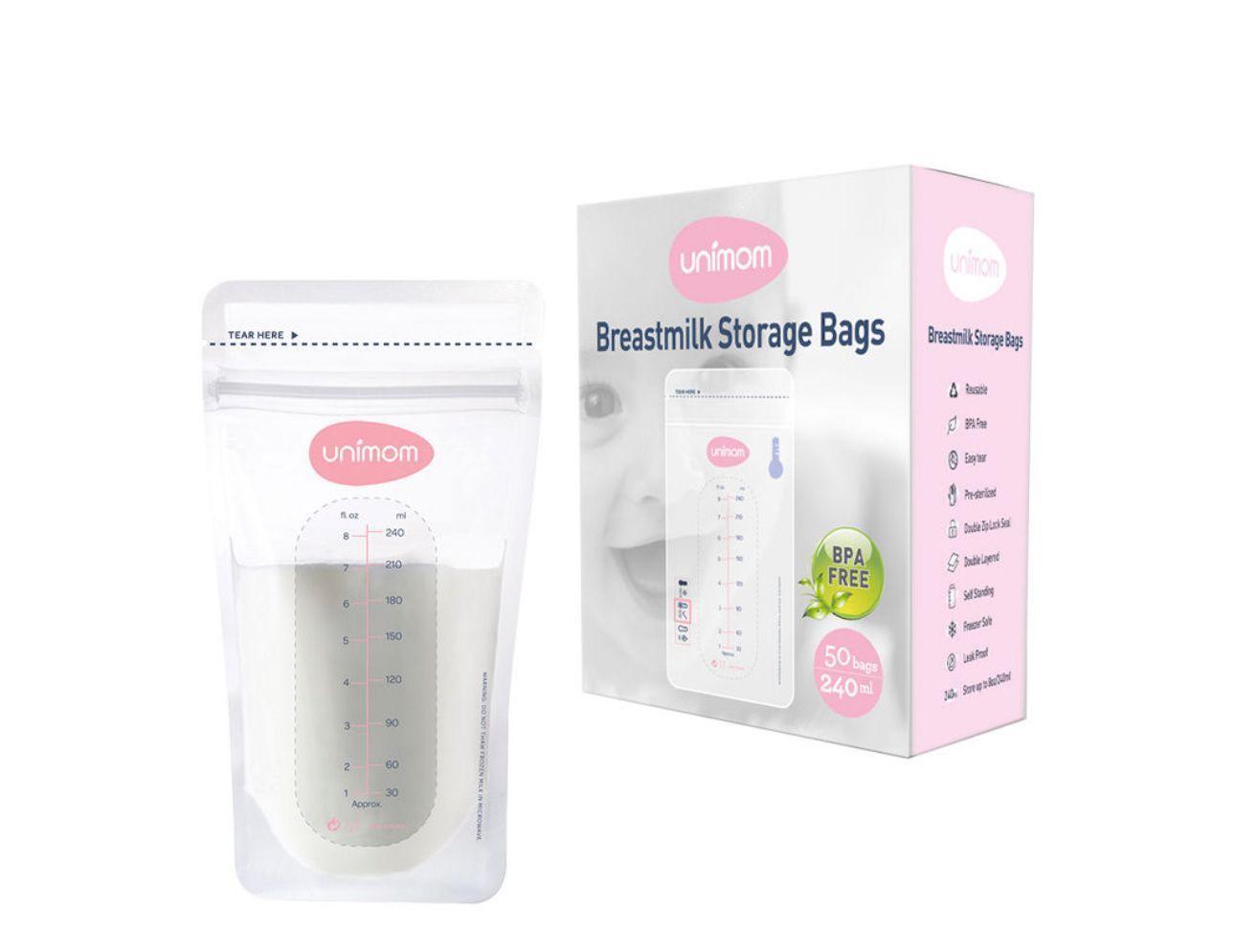 Bolsa De Almacenamiento De Leche Materna Unimom 50pzs -2