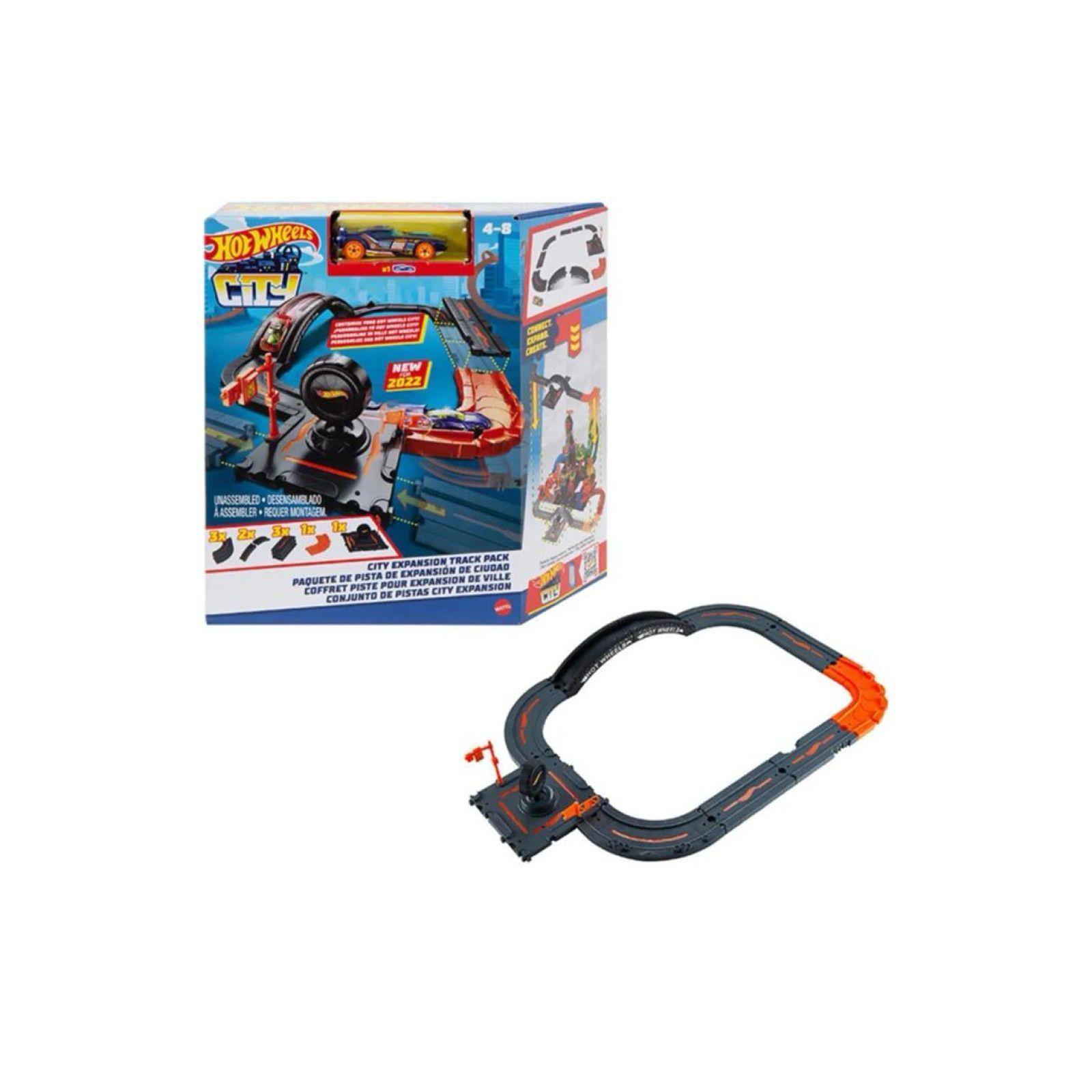 Pista De Autos Hot Wheels City Expansión Juguete Con Auto-1