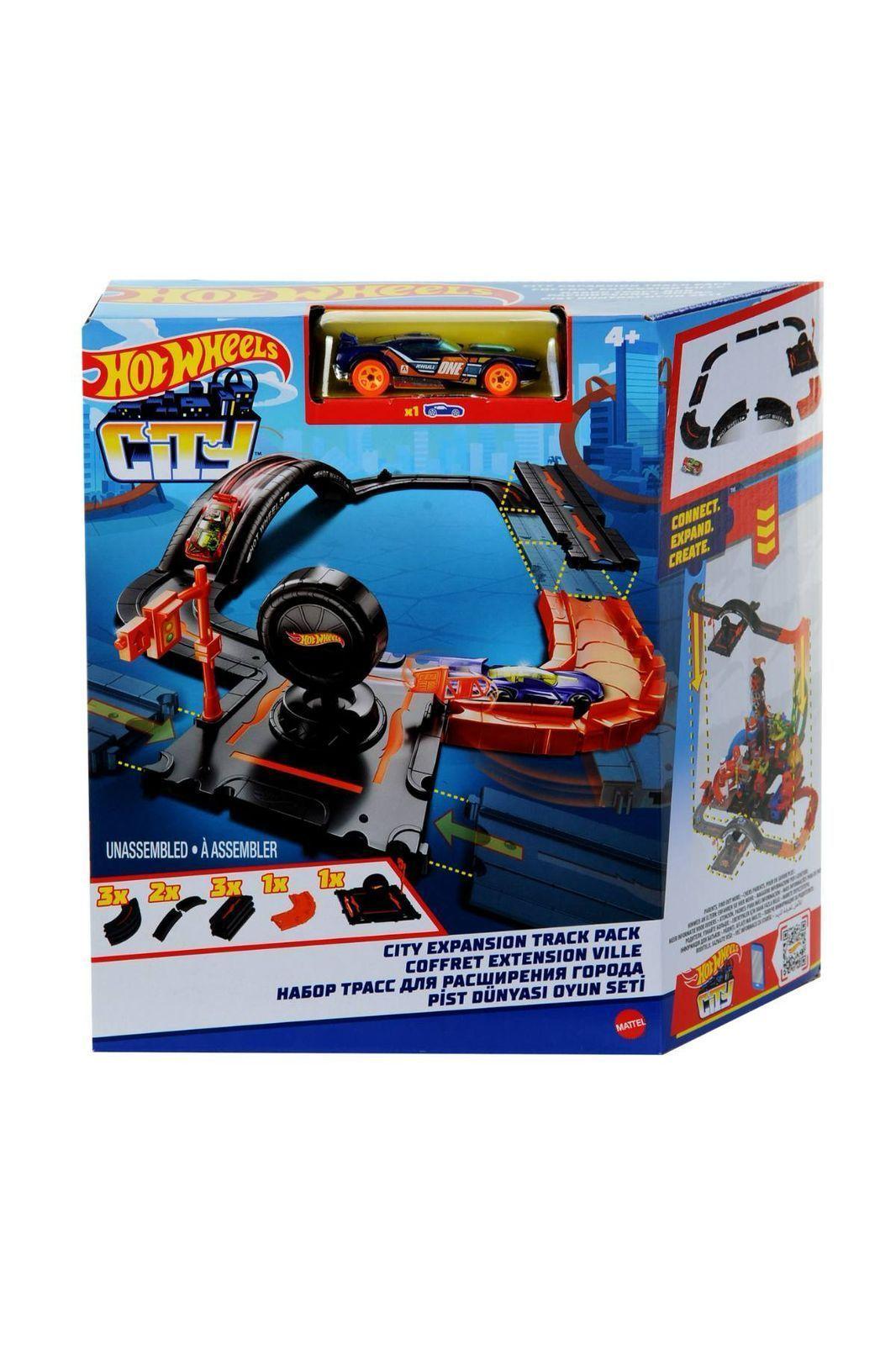 Pista De Autos Hot Wheels City Expansión Juguete Con Auto-3