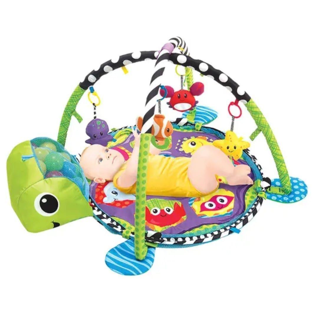 Gimnasio Para Beb s 3 En 1 Con Pelotas Colgadero Tortuga-2