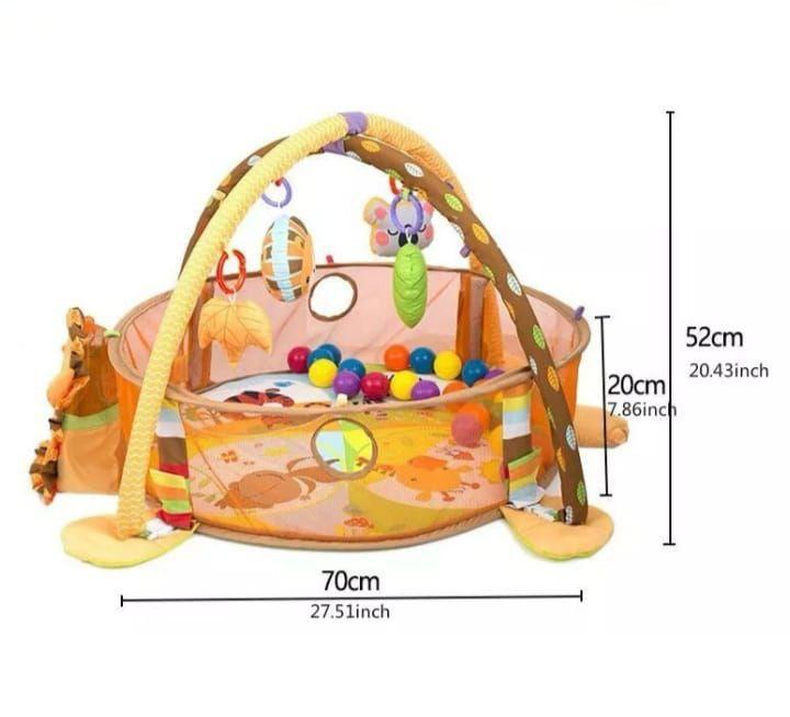 Gimnasio Para Beb s 3 En 1 Con Pelotas Colgadero Tortuga-3