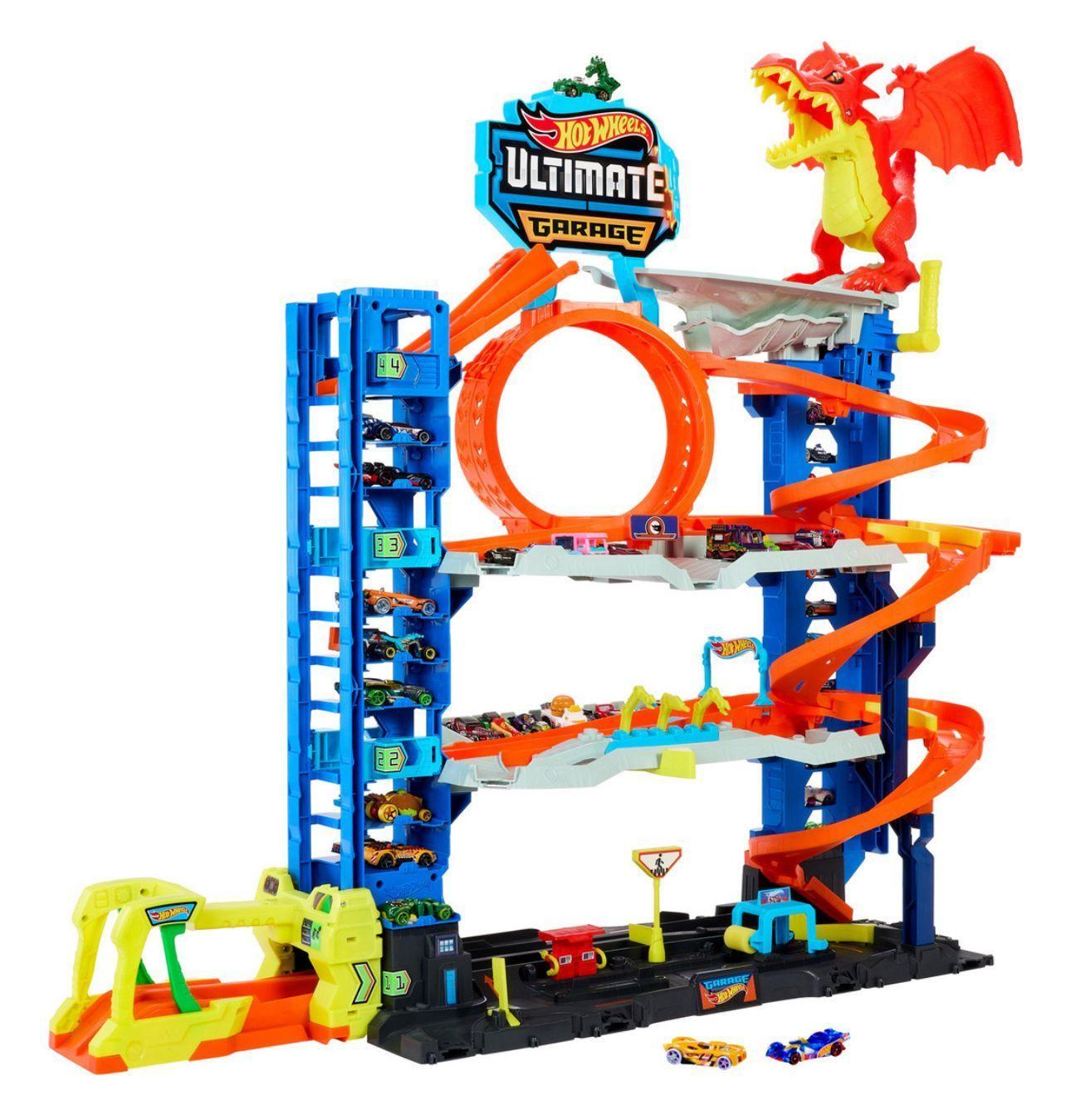 Pista De Juguete Ultimate Garage Hot Wheel Auto-ascensor-0
