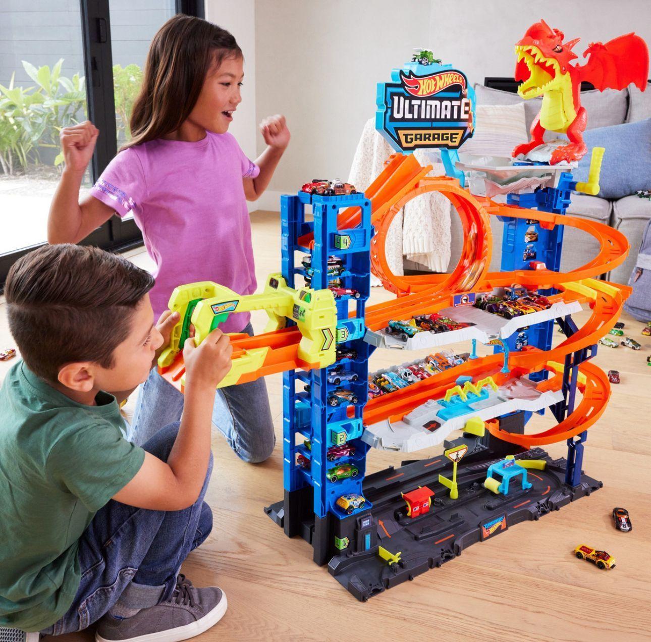 Pista De Juguete Ultimate Garage Hot Wheel Auto-ascensor-1