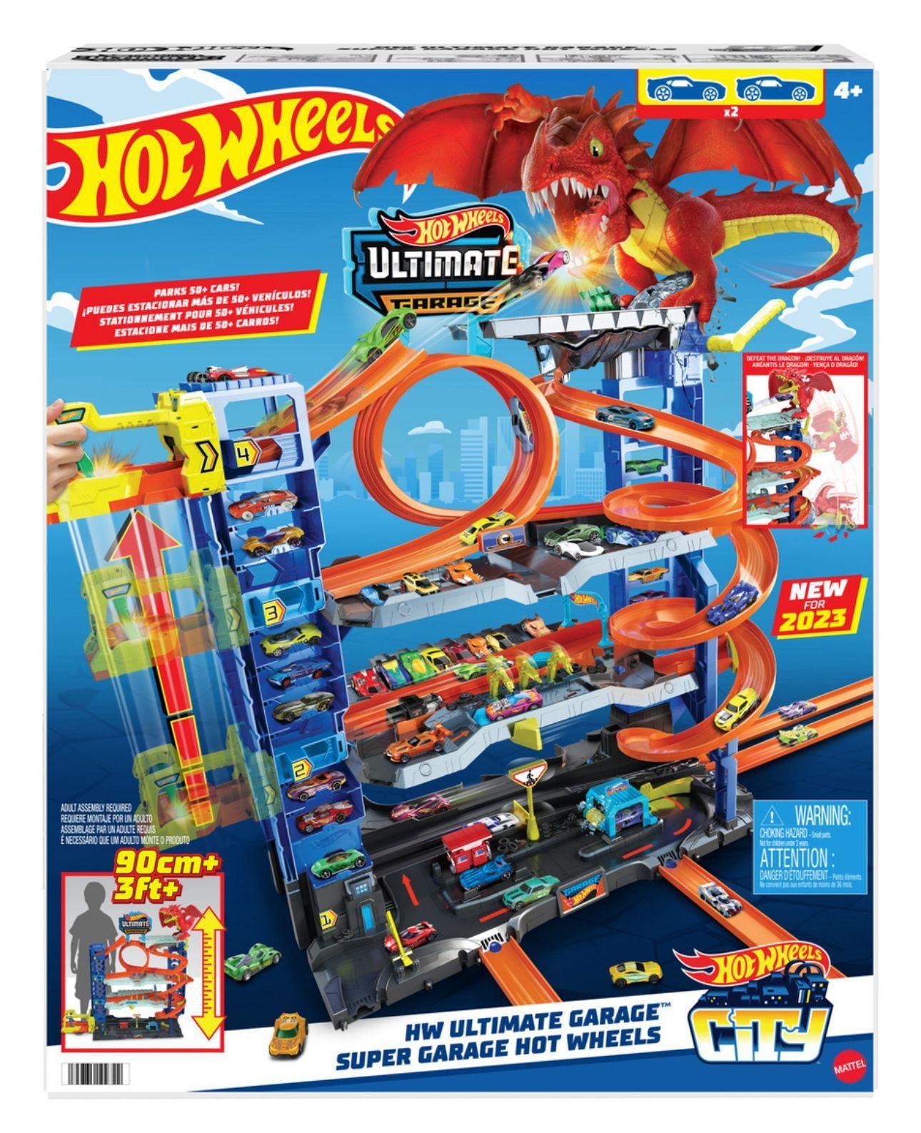 Pista De Juguete Ultimate Garage Hot Wheel Auto-ascensor-3