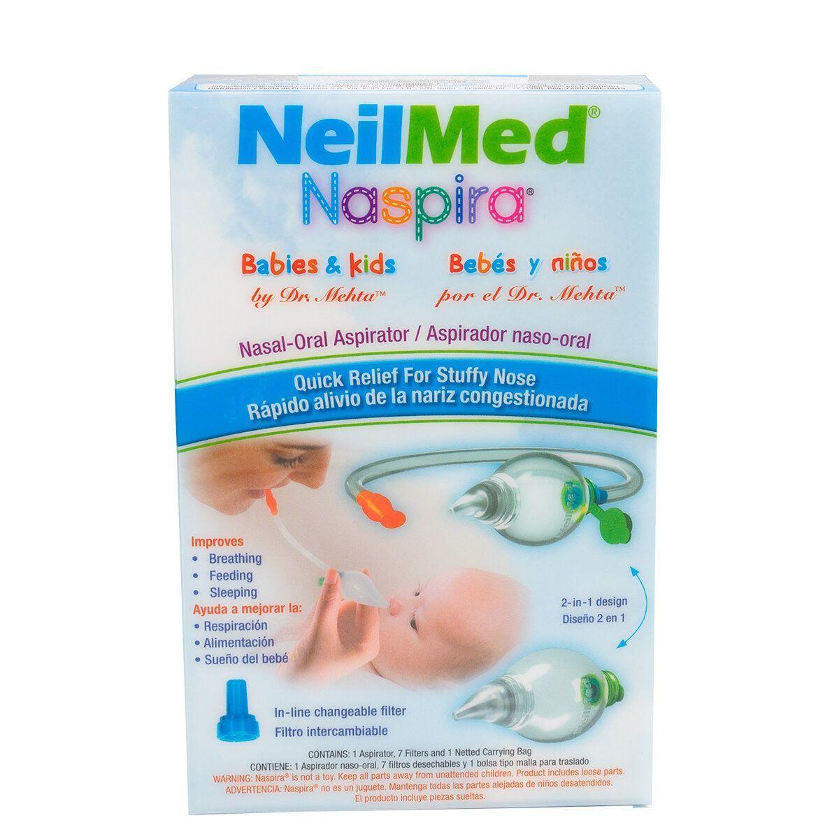 Aspirador Nasal Para Bebes 2 En 1 Perita manual Con Filtro-2
