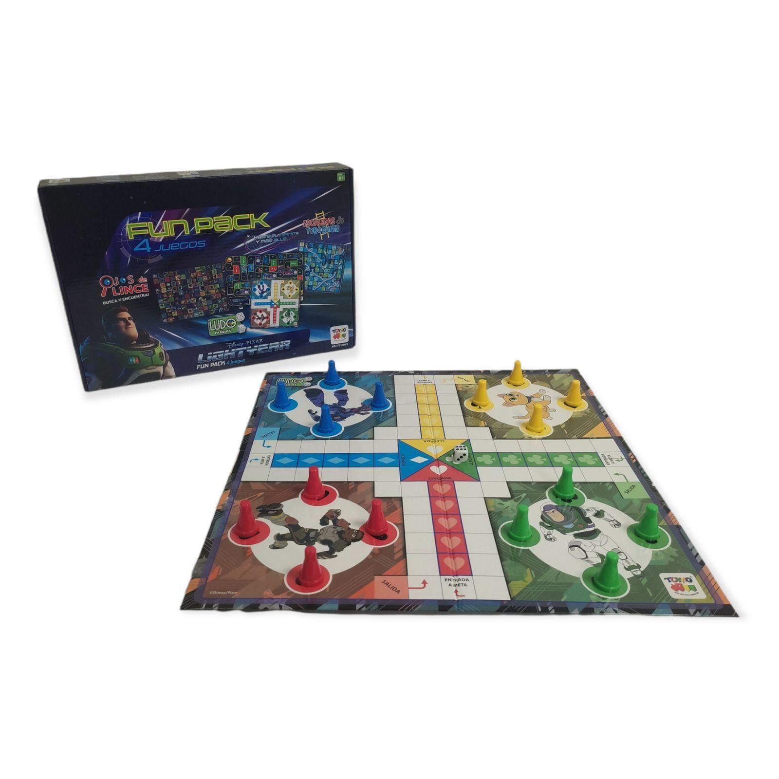 Juego Mesa Detective Ojo De Lince Ludo 4 En 1 Buzz Lightyear-2
