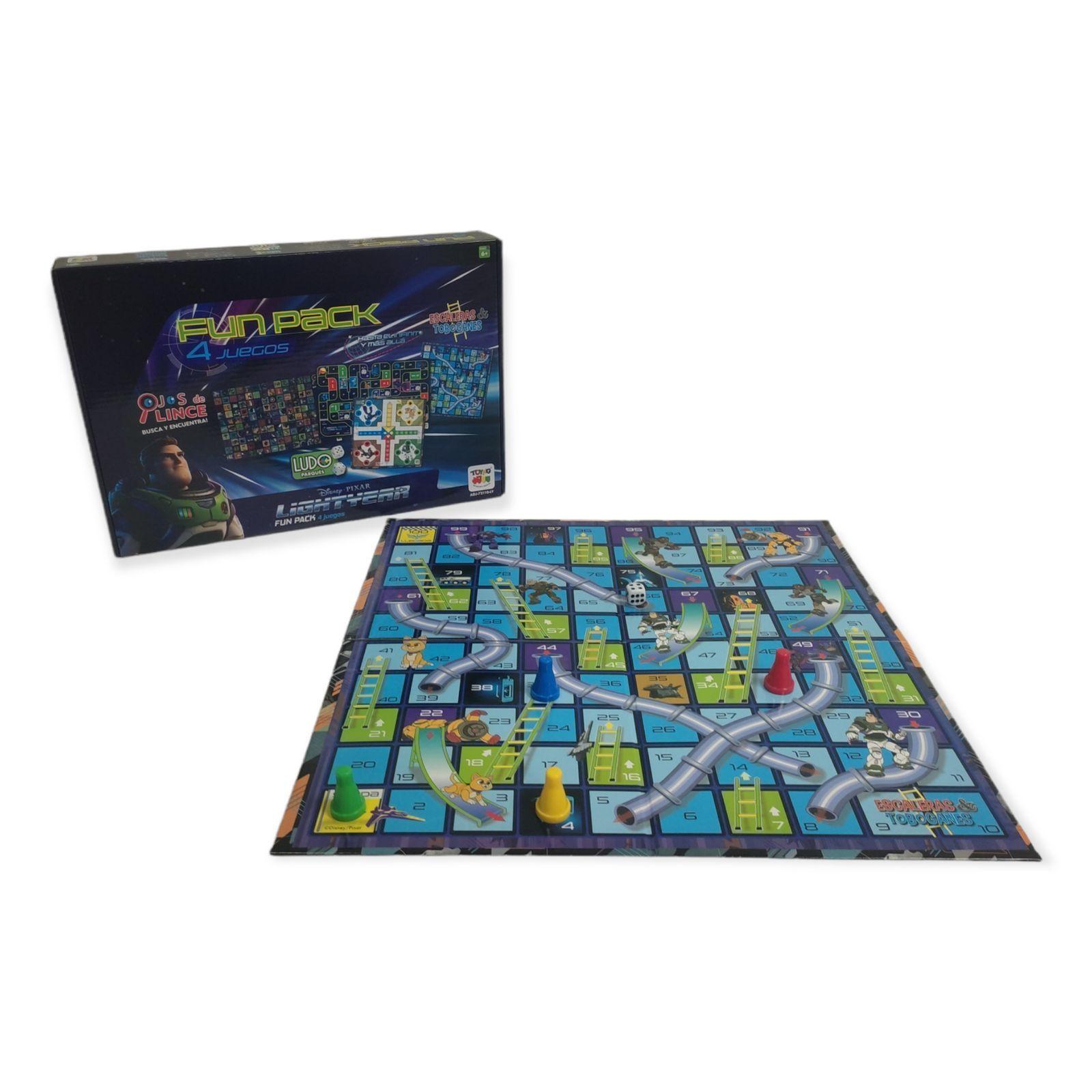 Juego Mesa Detective Ojo De Lince Ludo 4 En 1 Buzz Lightyear-3
