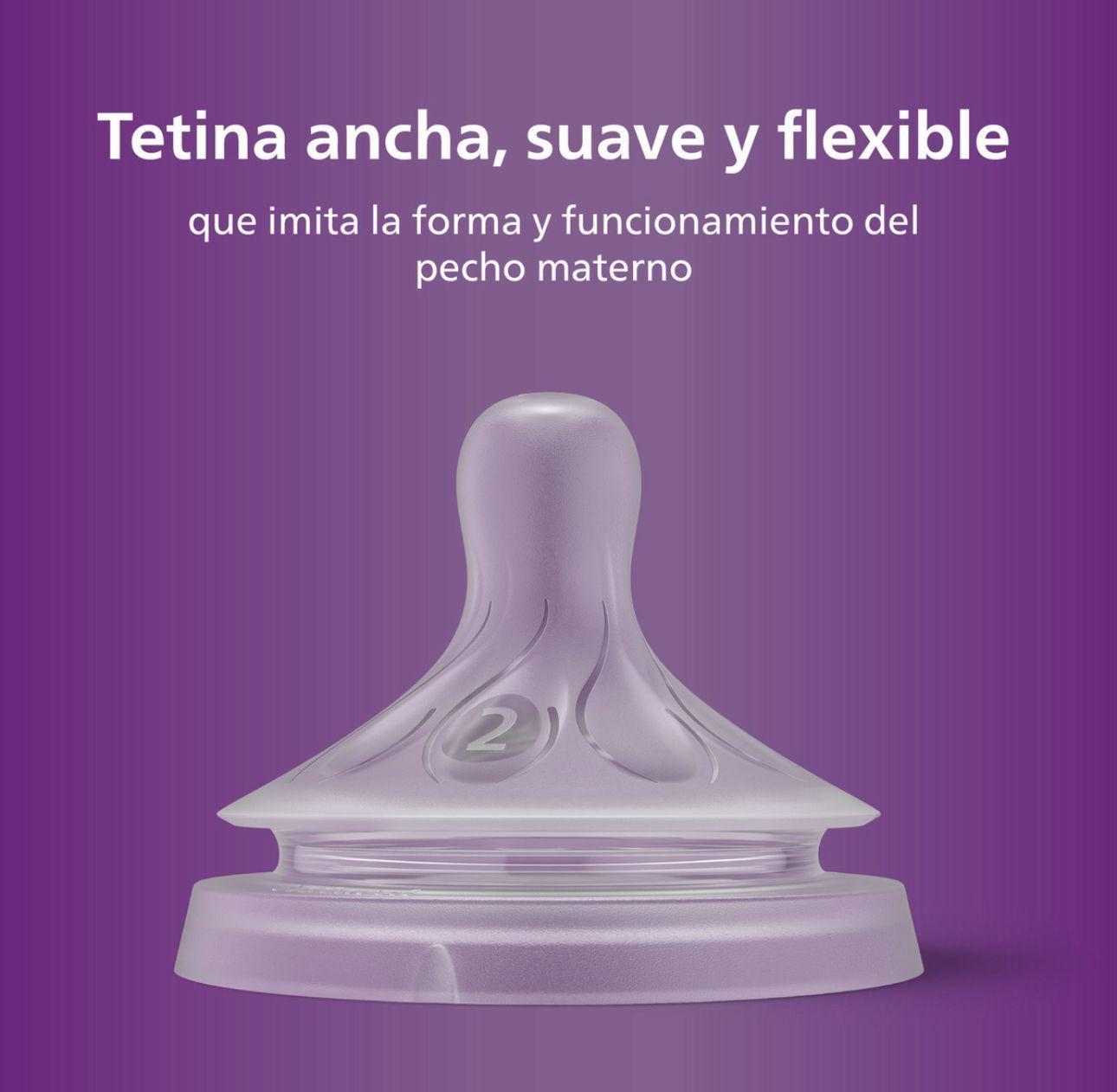 Tetinas Natural Response Avent 1m Flujo 3 Repuesto-2