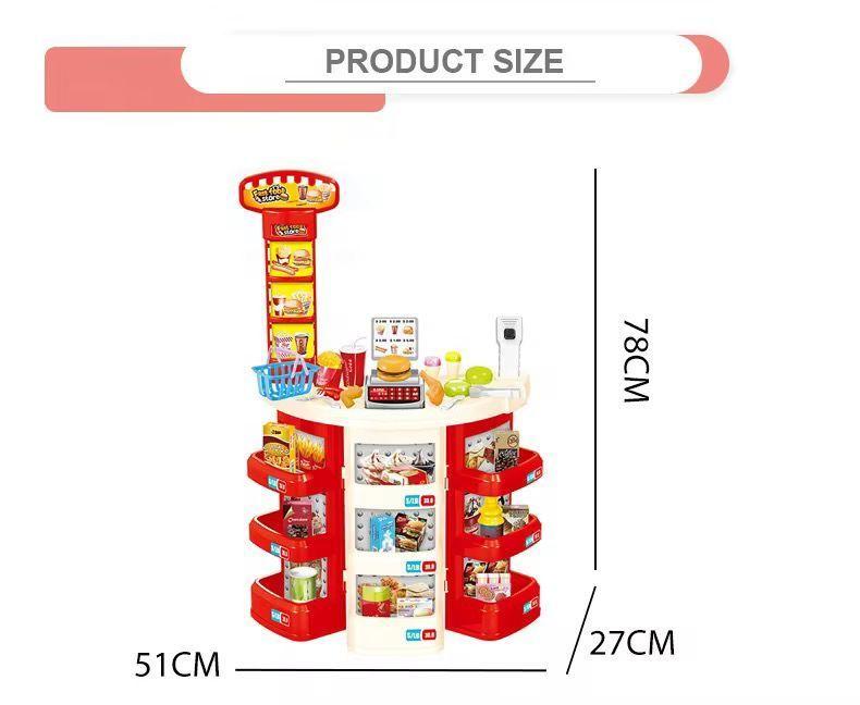 Set Juguete Juego De Rol Restaurant Alimentos Ninos-2