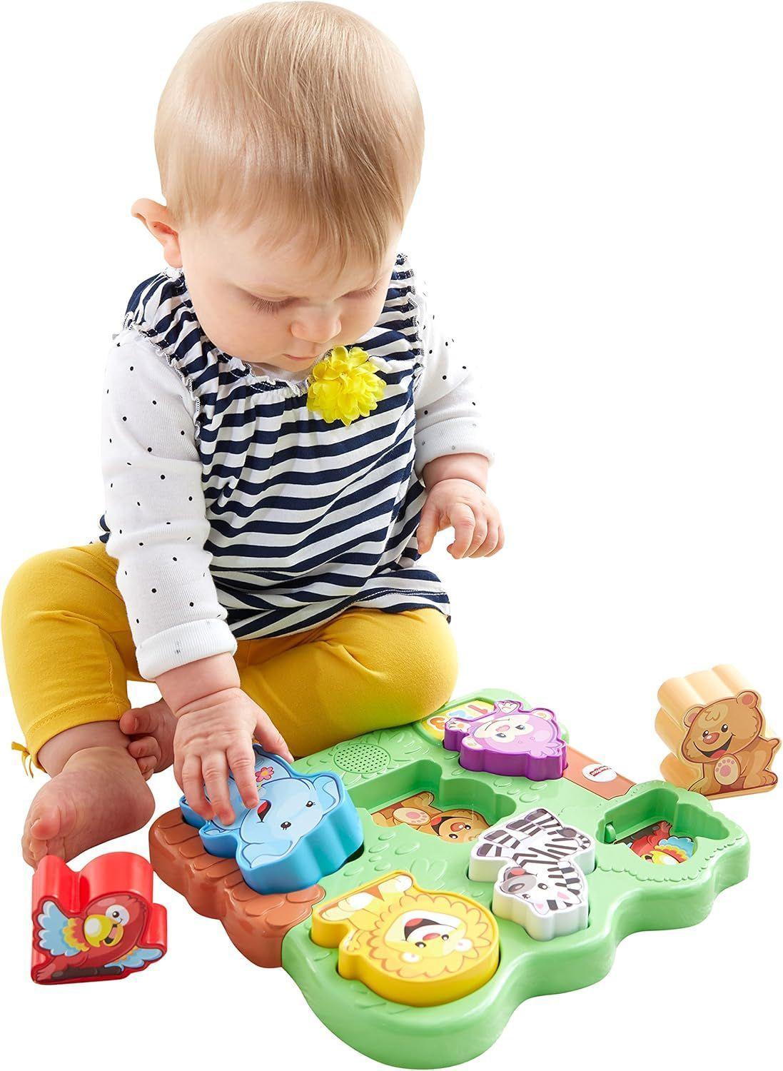 Rompecabezas Interactivo Animales De La Selva Fisher Price-3
