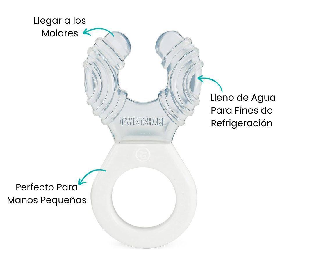 Mordedor Bebé Frio Cooler Teether Twistshake 2m+ Gris -1