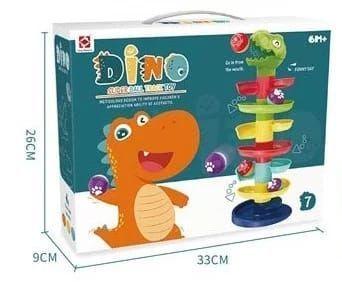 Juego Torre Tobogán Bebés Lanza Pelotas Didáctico-3