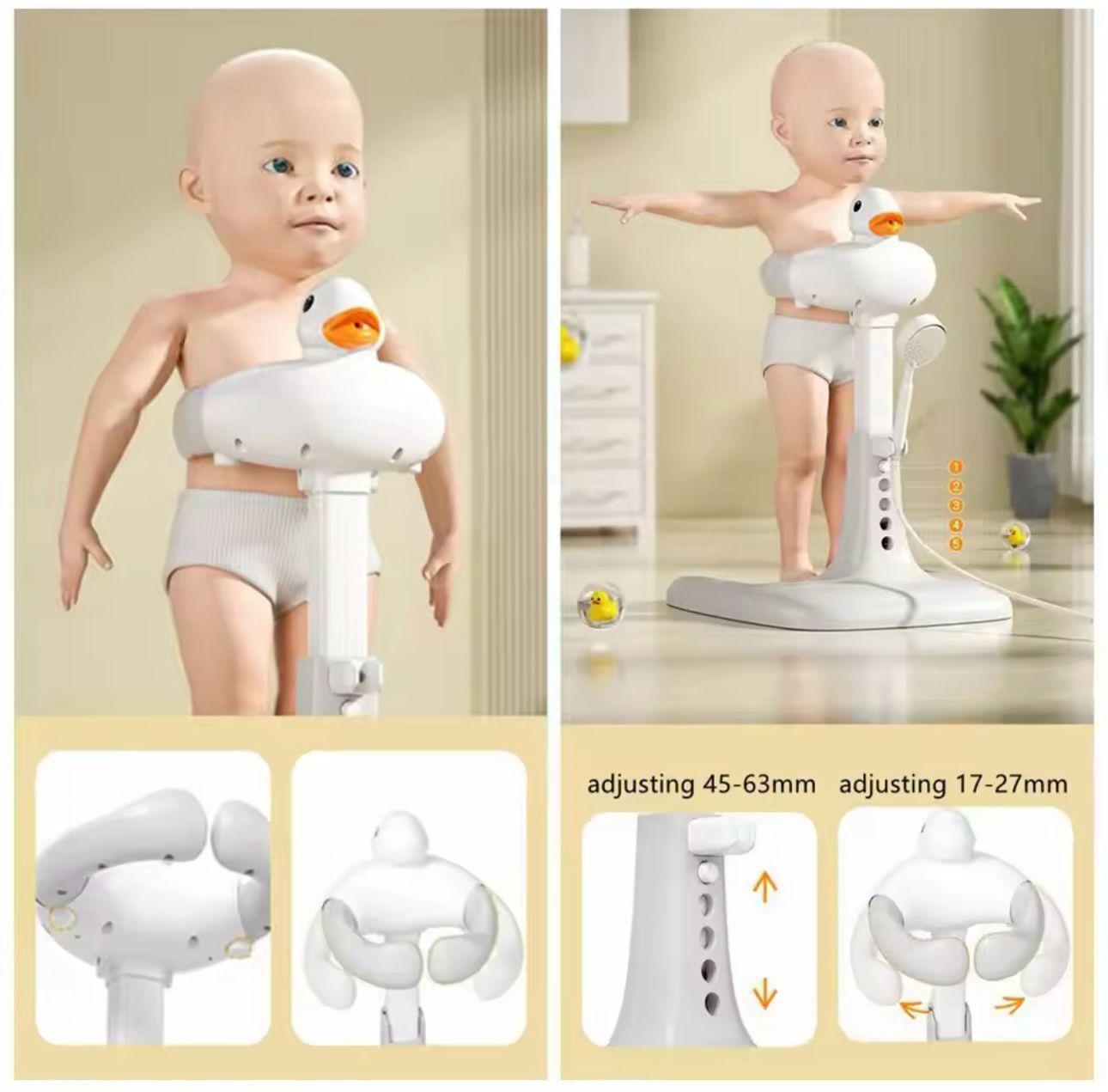 Soporte Para Ducha Baño Bebe- Niños De Pie Antideslizante-2