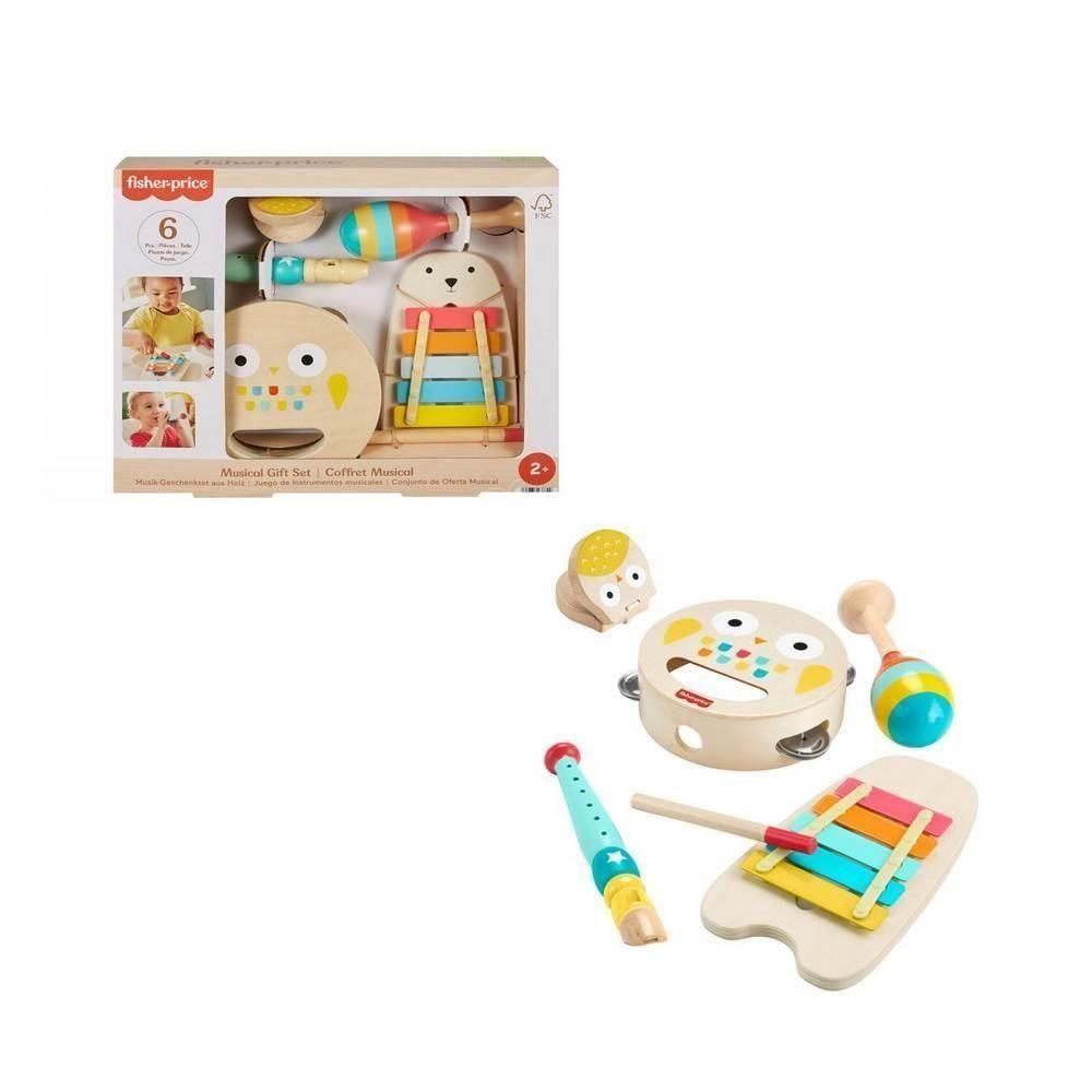 Set Instrumentos Musical Madera Para Niños Fisher Price-2