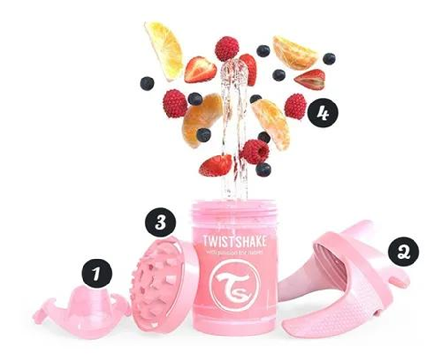 Vaso Anti Derrame Mini Cup 230 Ml Twistshake Celeste-2