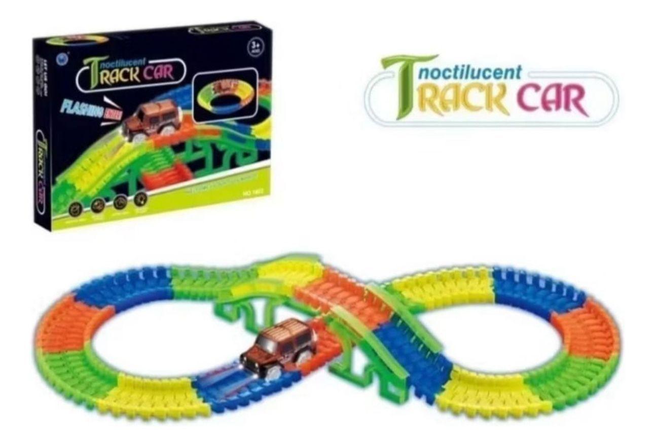 Juguete Pista De Autos Luminosa Flexible Armable Ni os-2