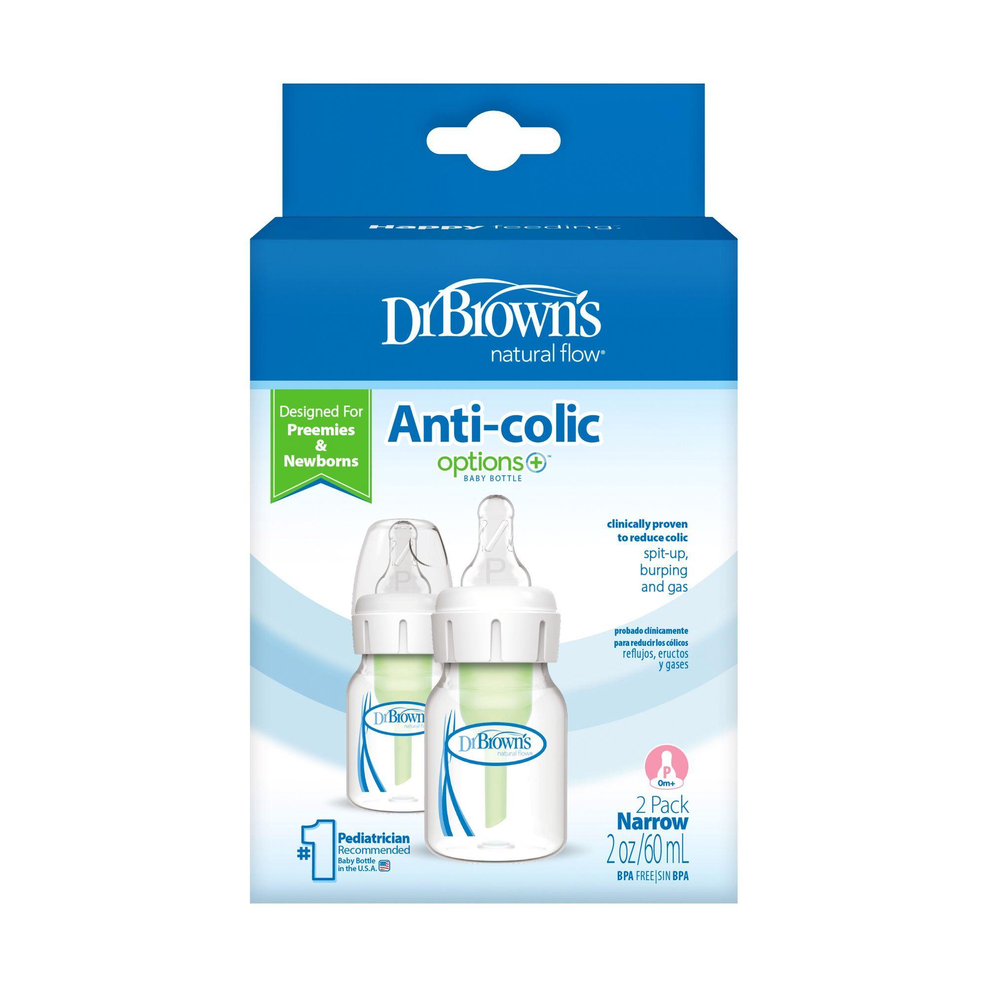Pack 2 Mamaderas Antic lico Est ndar 60ml Tetina Prematuro-2