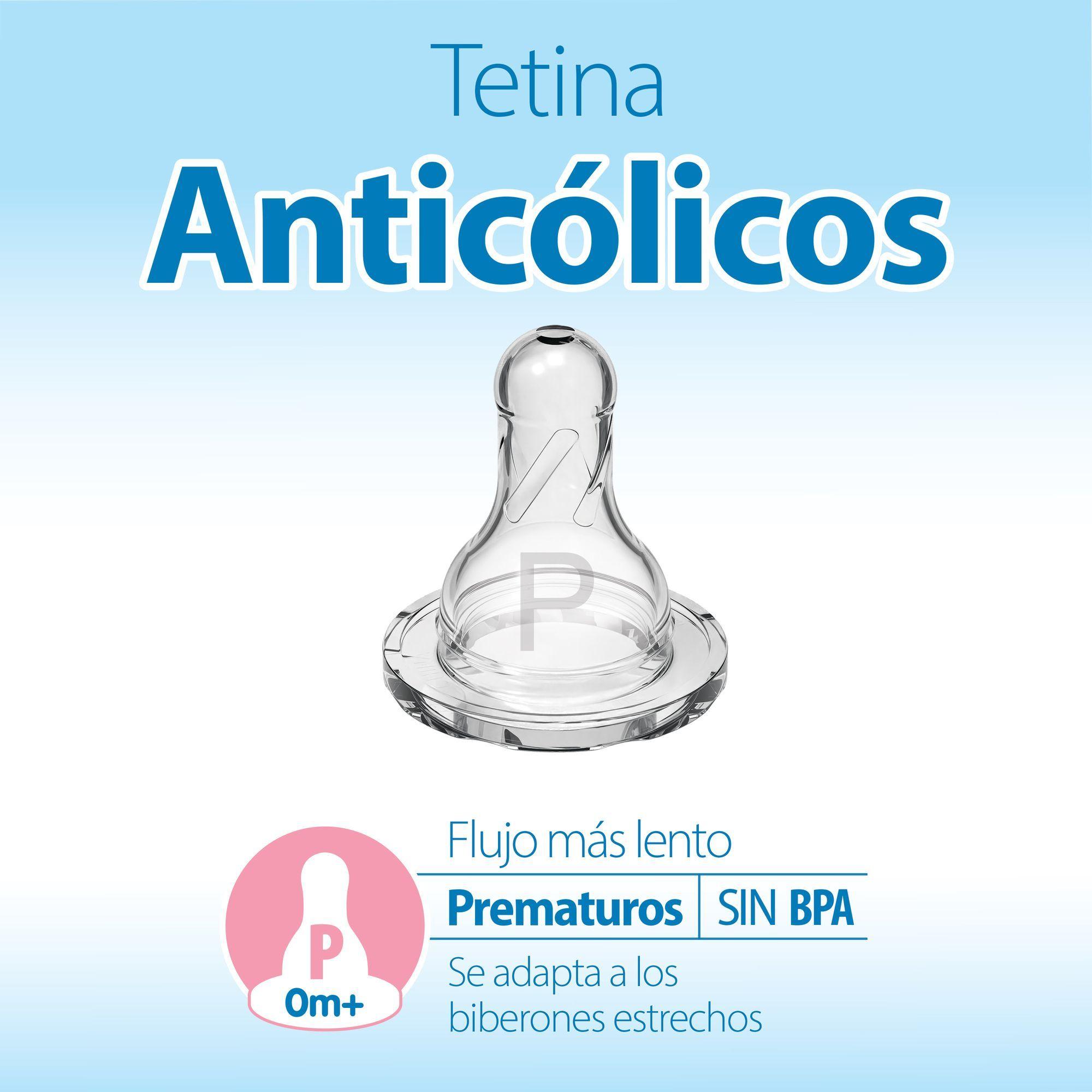 Pack 2 Mamaderas Antic lico Est ndar 60ml Tetina Prematuro-3