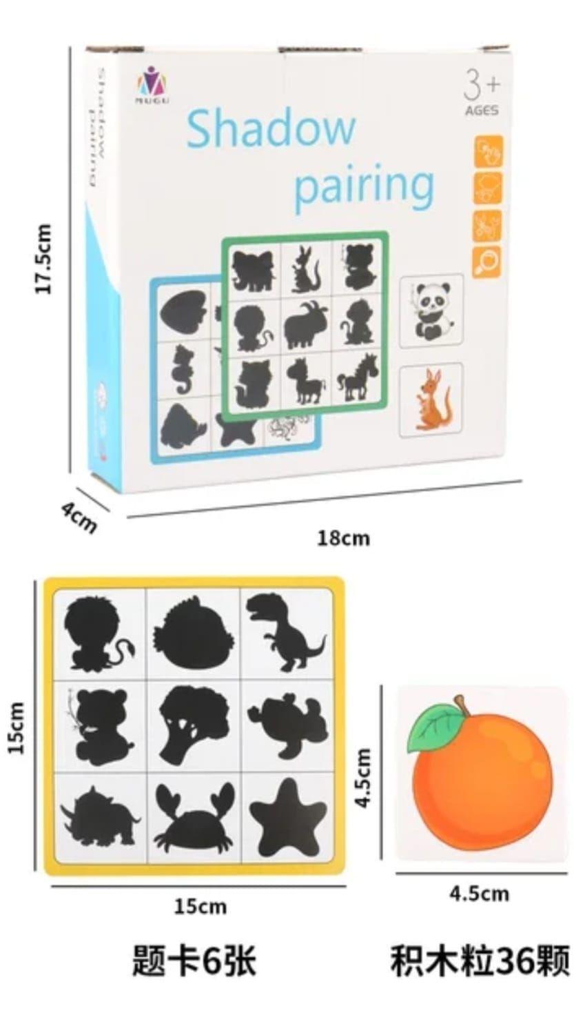 Juego Didactico Conoce Figuras y Sombras madera-3