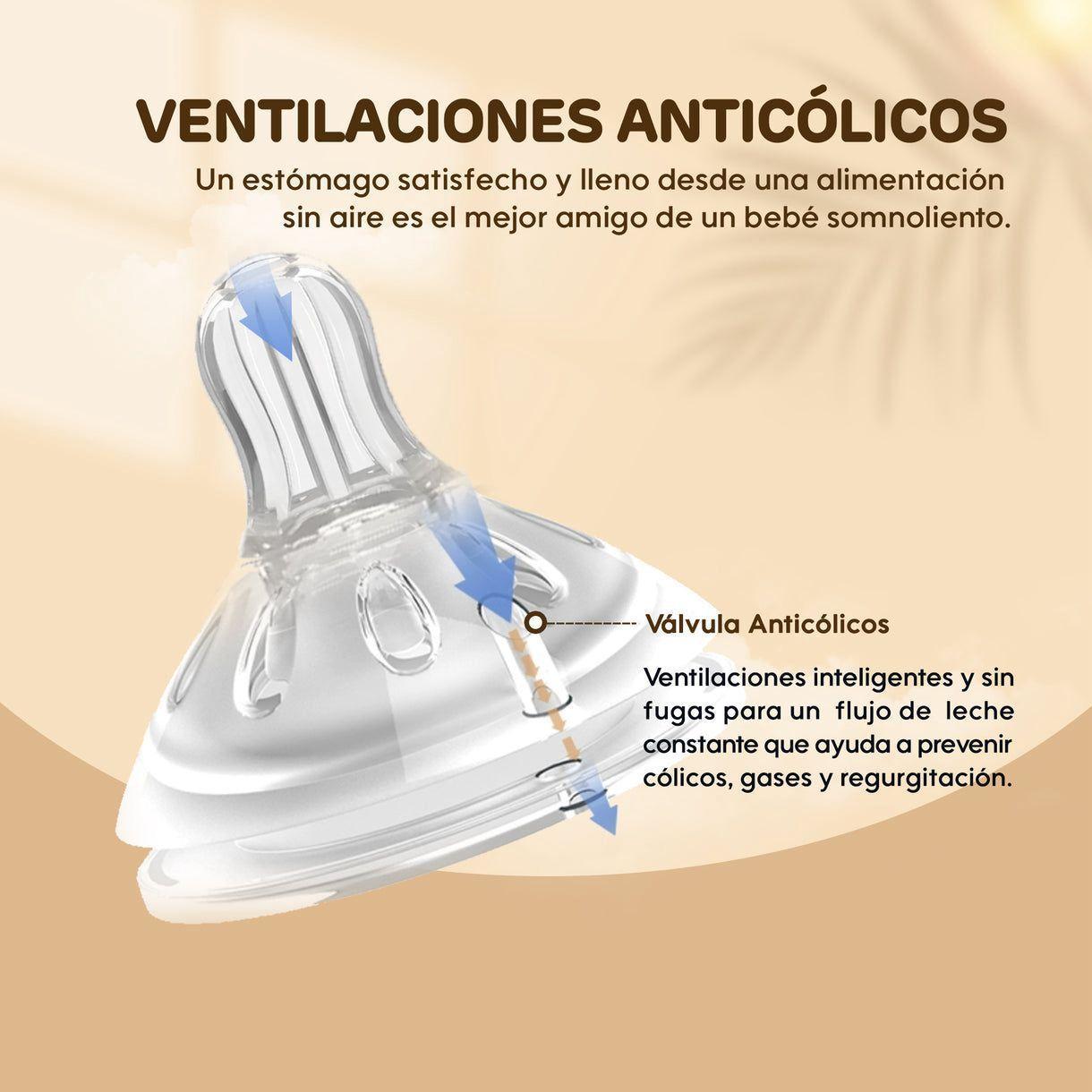 Mamadera Biber n Antic licos Aiwibi 120ml Tritan AMARILLO-1