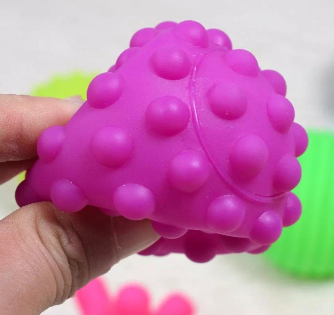 Set 6 Pelotas Sensoriales Aprendizaje Juego Para Beb-3