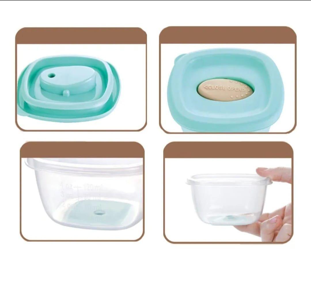 Pack 4 Contenedores Taper Snack Comida-5