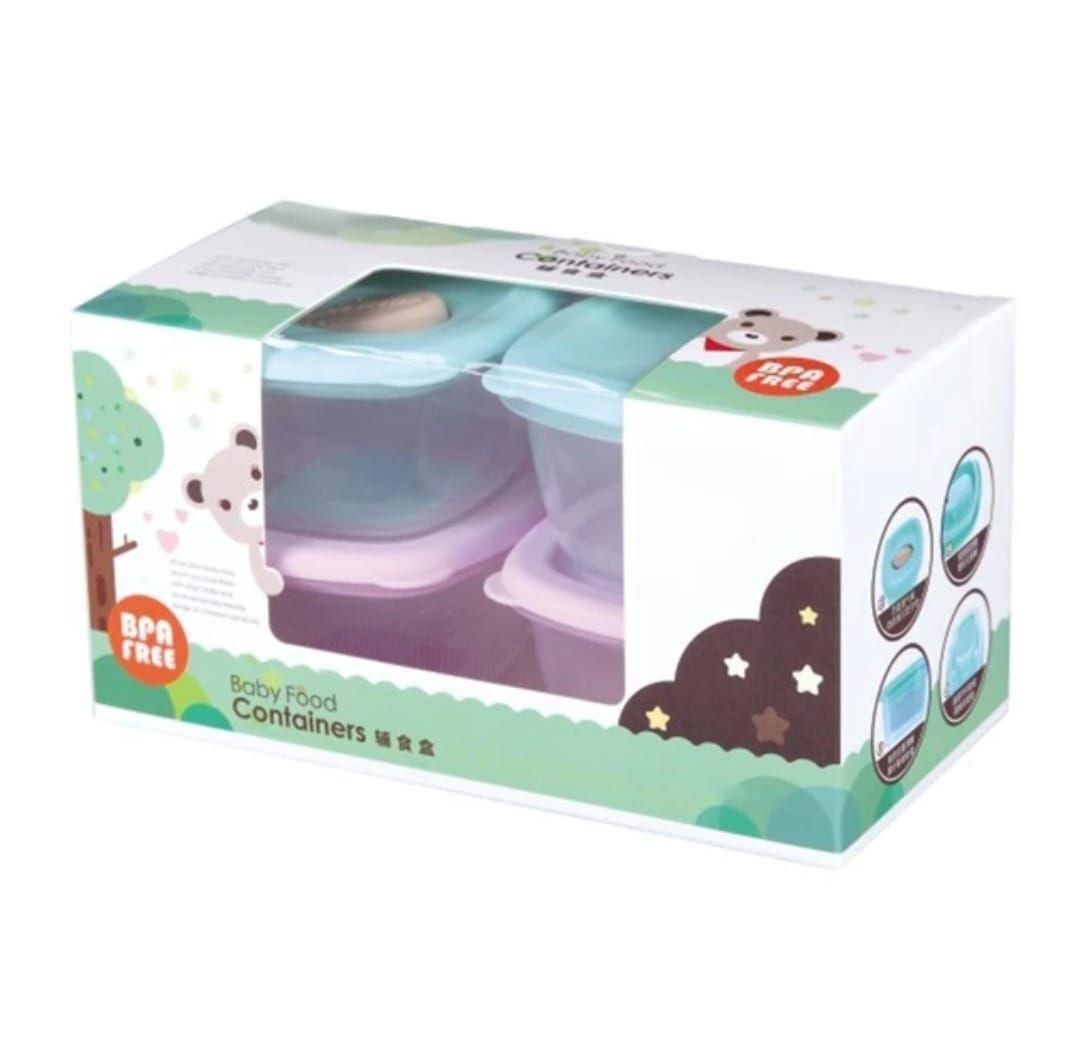 Pack 4 Contenedores Taper Snack Comida-2